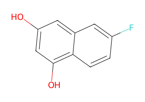 7-氟-1,3-萘二醇