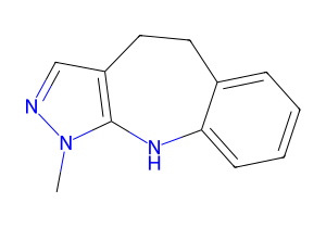 1-甲基-1,4,5,10-四氢苯并[b]吡唑[3,4-e][1,4]二氮杂草